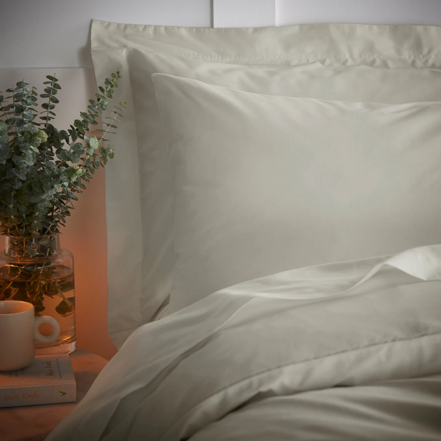 Bianca Natural 200TC Tencel Lyocell Housewife Pillowcase (Pair) 2 Bianca Natural 200TC Tencel Lyocell Housewife Pillowcase (Pair) - Image 2