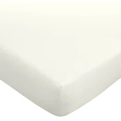 Bianca Cream 180TC Egyptian 100% Cotton Deep (34cm) Fitted Sheet -Julian Charles 57496 EGYPTIANCOTTONFITTEDSHEETCREAMIMAGE3