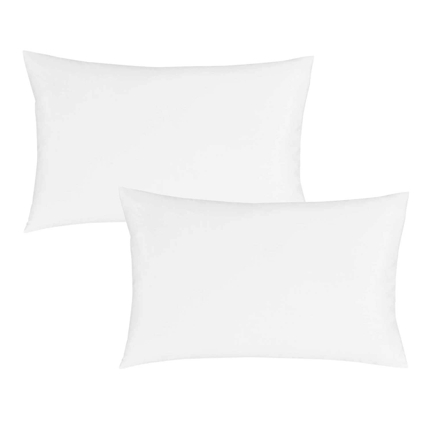 Bianca White 180 Thread Count 100% Egyptian Cotton Housewife Pillowcase Pair 4 Bianca White 180 Thread Count 100% Egyptian Cotton Housewife Pillowcase Pair - Image 4