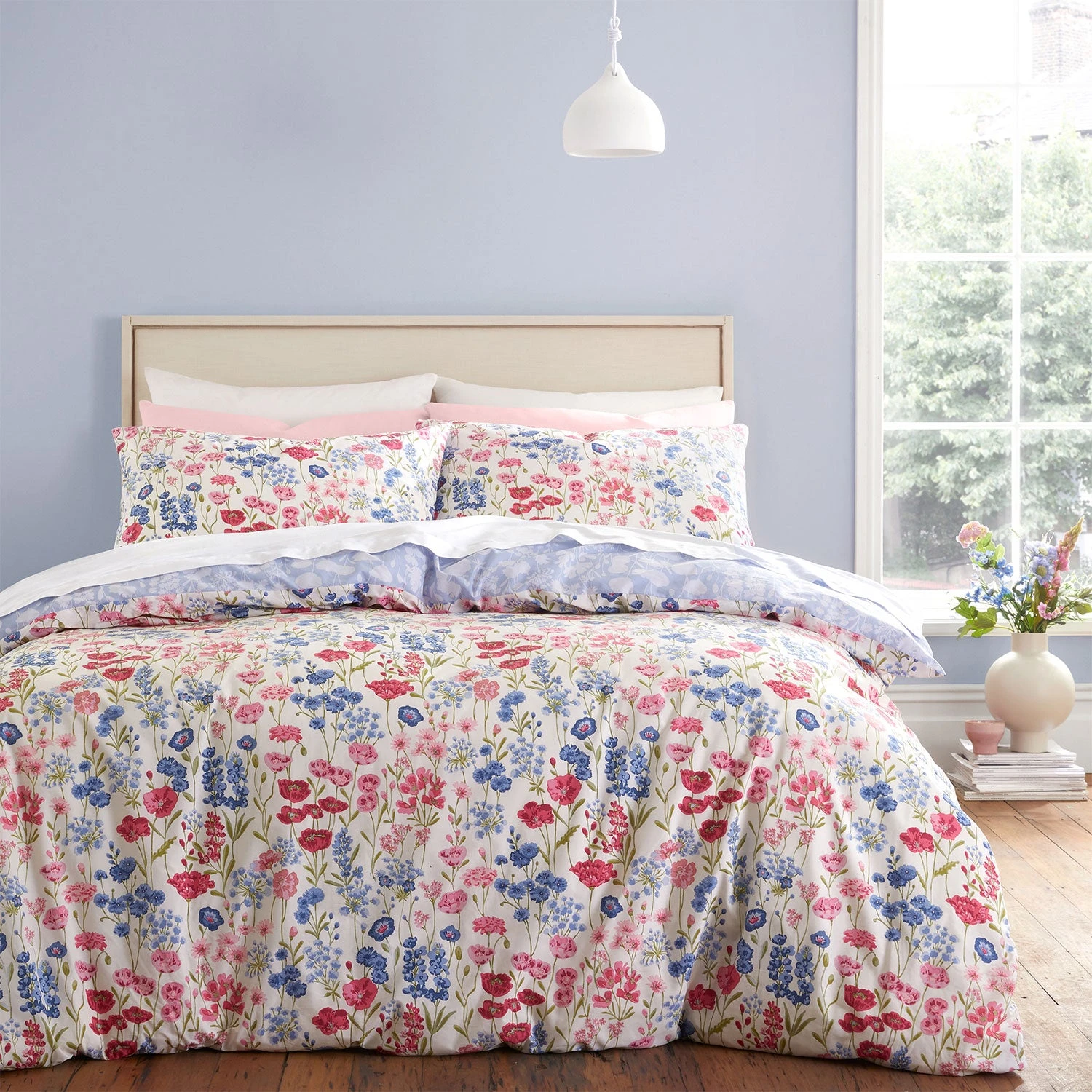 Bianca Olivia Floral 200TC Cotton Duvet Cover Set 1 Bianca Olivia Floral 200TC Cotton Duvet Cover Set