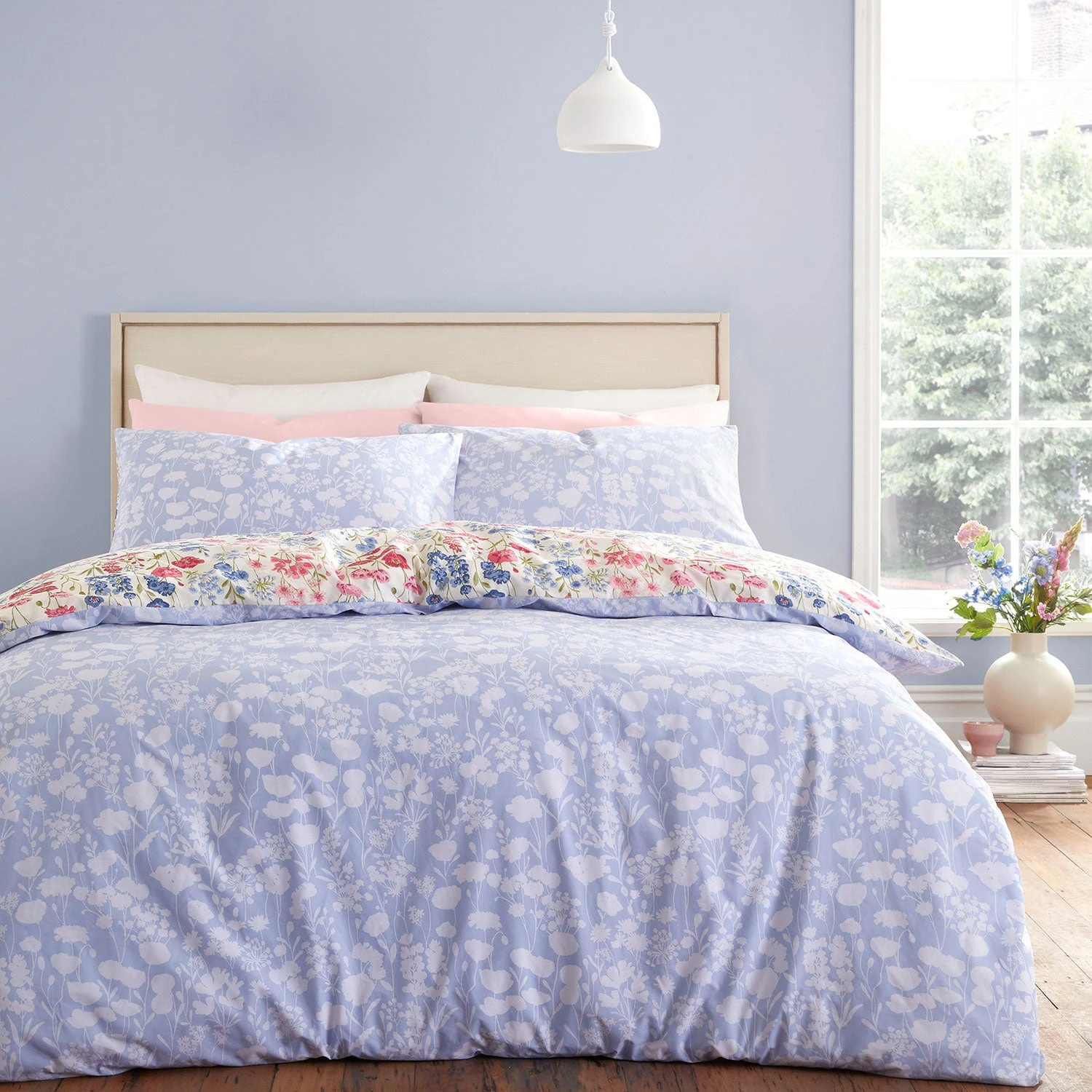 Bianca Olivia Floral 200TC Cotton Duvet Cover Set 2 Bianca Olivia Floral 200TC Cotton Duvet Cover Set - Image 2
