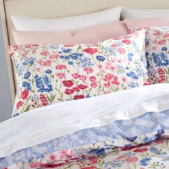 Bianca Olivia Floral 200TC Cotton Duvet Cover Set 7 Bianca Olivia Floral 200TC Cotton Duvet Cover Set -Julian Charles 57601 OLIVIA FLORAL DUVET SET IMAGE 3