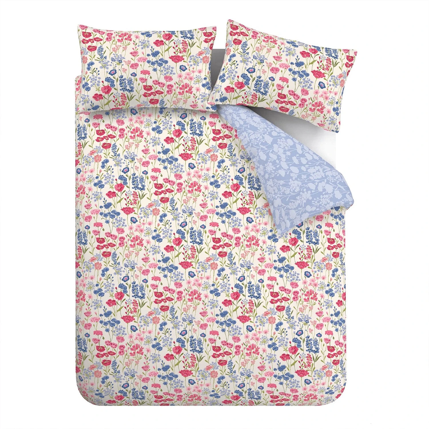 Bianca Olivia Floral 200TC Cotton Duvet Cover Set 5 Bianca Olivia Floral 200TC Cotton Duvet Cover Set - Image 5