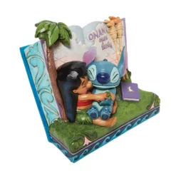 Disney Traditions Ohana Means Family Storybook Figurine -Julian Charles 6010087 2