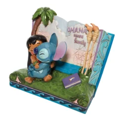 Disney Traditions Ohana Means Family Storybook Figurine -Julian Charles 6010087 3