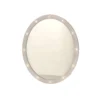 White Oval LED Wall Mirror