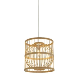 Bamboo Geo Light Shade