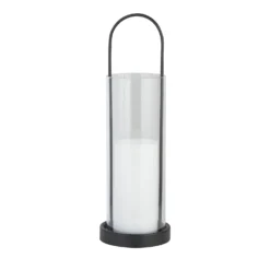Outdoor Solar Glass Lantern 5 Outdoor Solar Glass Lantern -Julian Charles 701179 001