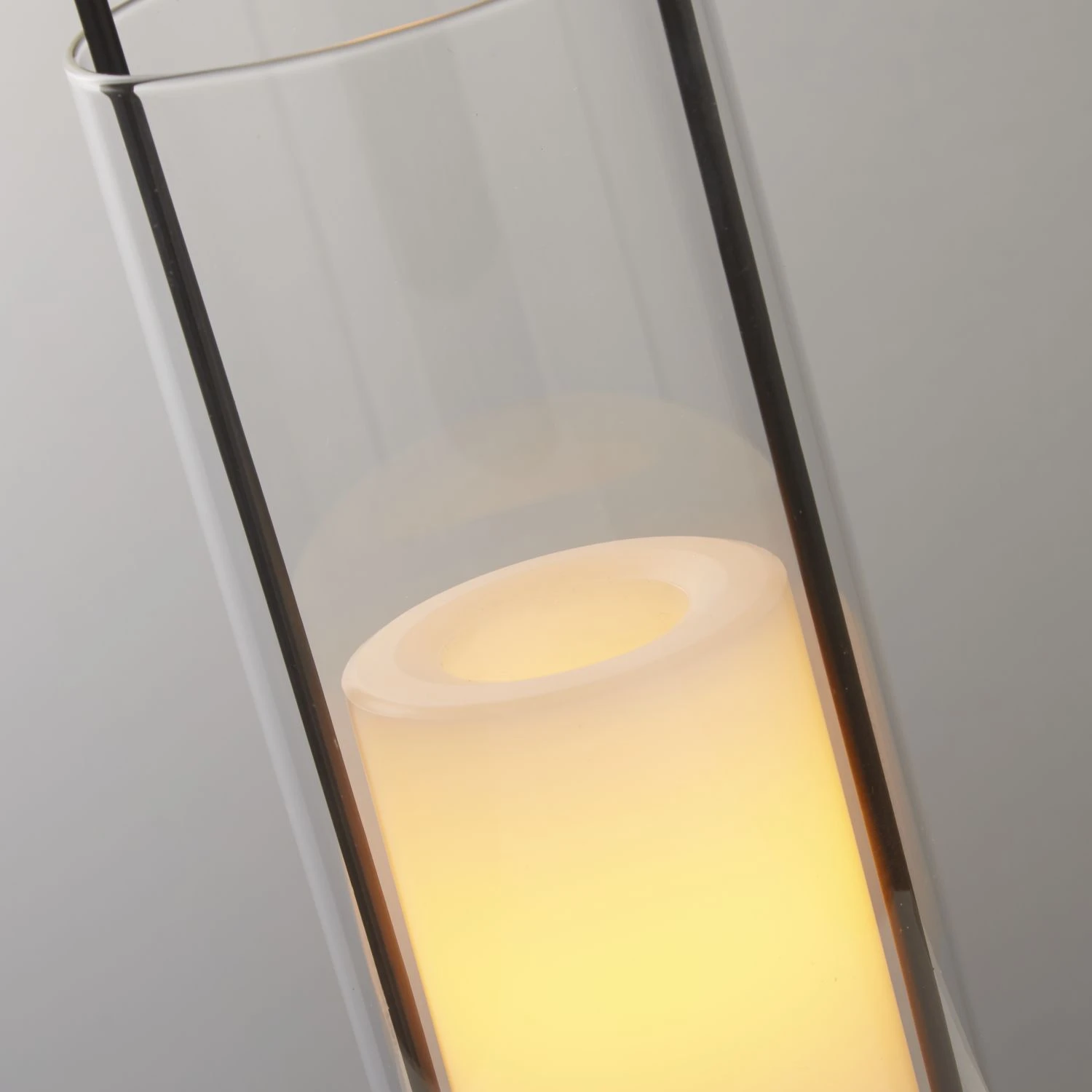 Outdoor Solar Glass Lantern 2 Outdoor Solar Glass Lantern - Image 2