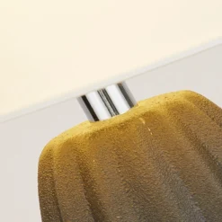 Black Textured Ceramic Table Lamp -Julian Charles 701435 Zoom