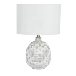 Textured Ceramic Base Table Lamp -Julian Charles 701453 Off