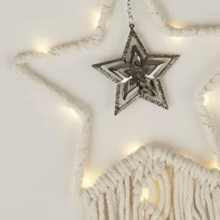 Macrame Battery Powered Light Up Dream Catcher -Julian Charles 701632 Zoom
