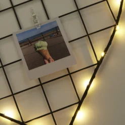 Hanging Battery Powered Light Up Wire Heart -Julian Charles 701647 Zoom