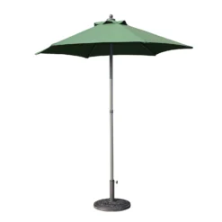 Sturdi Plus Green 2m Aluminium Round Parasol