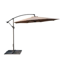Sturdi Plus Taupe 3m Aluminium Cantilever Parasol