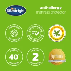 Silentnight New And Improved Anti Allergy Mattress Protector -Julian Charles Anti AllergyMattressProtector 8