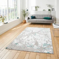 Apollo 2677 Grey/Green Rug