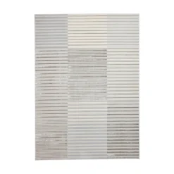 Apollo 2681 Grey/Ivory Stripe Rug -Julian Charles Apollo2681Grey.Ivory 2