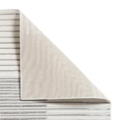 Apollo 2681 Grey/Ivory Stripe Rug -Julian Charles Apollo2681Grey.Ivory 3