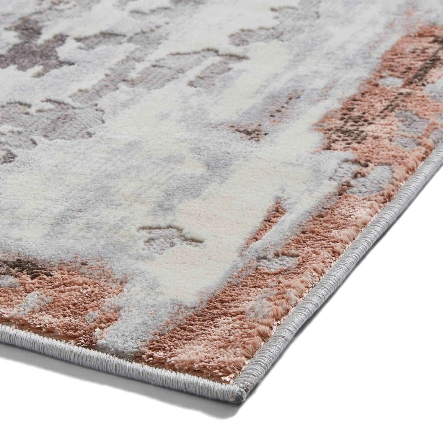 Apollo GR580 Grey/Rose Rug 4 Apollo GR580 Grey/Rose Rug - Image 4