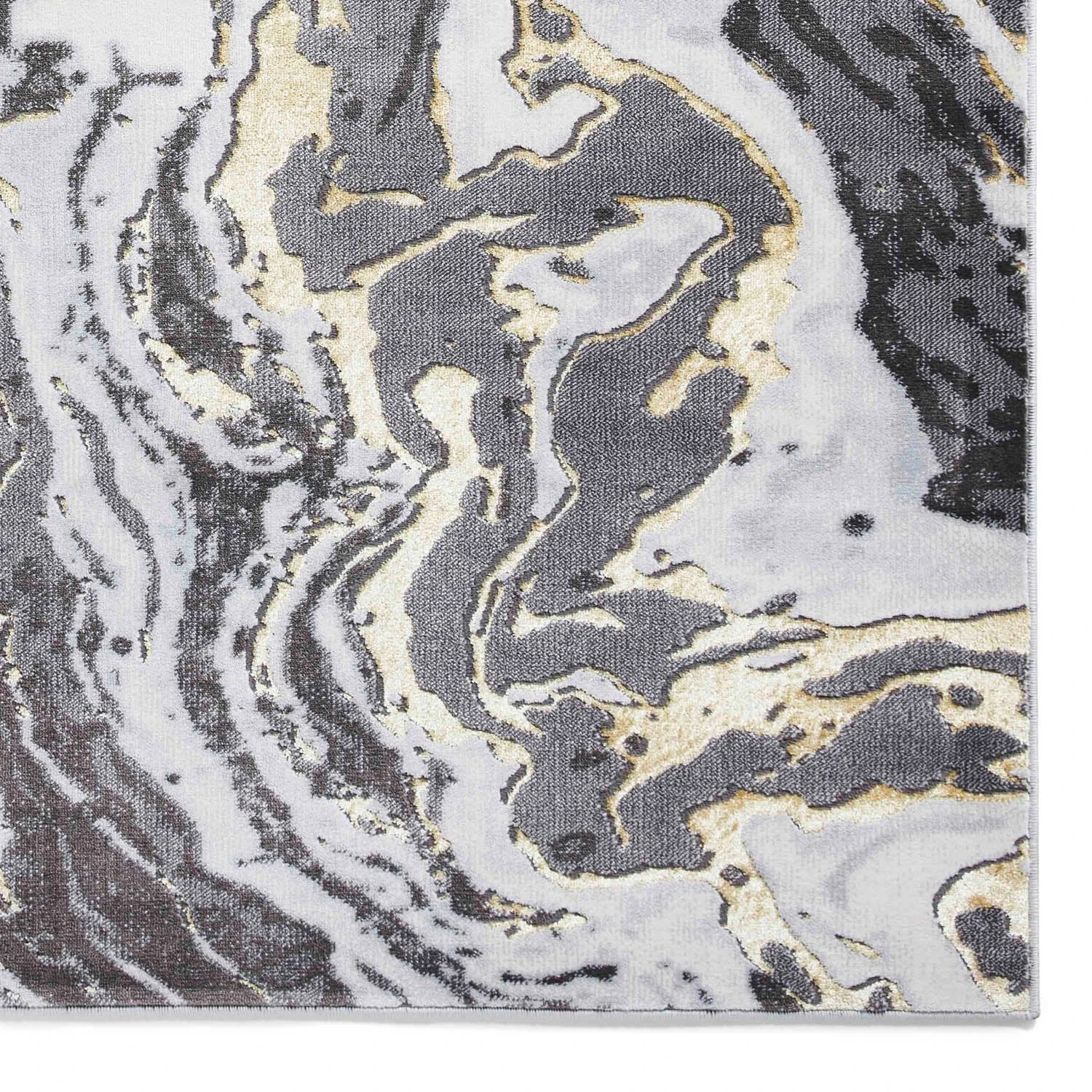 Apollo GR584 Grey/Gold Rug 6 Apollo GR584 Grey/Gold Rug - Image 6