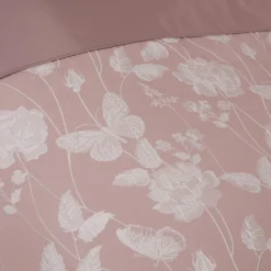 Butterfly Meadow Blush Pink Embellished Jacquard Duvet Set -Julian Charles BMDxxBLUS 3