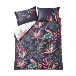 Sara Miller Botanic Paradise Midnight Cotton Duvet Set -Julian Charles Botanic Paradise Midnight CutOut