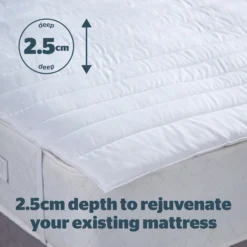 Silentnight Bounceback Mattress Topper -Julian Charles BouncebackMattressTopperAllSizes4