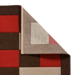Brooklyn BRK04 Brown/Red Rug -Julian Charles BrooklynBRK04Brown.Red 3