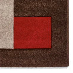 Brooklyn BRK04 Brown/Red Rug -Julian Charles BrooklynBRK04Brown.Red 4