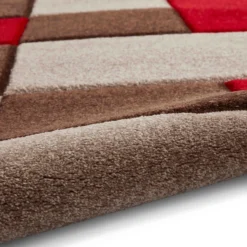 Brooklyn BRK04 Brown/Red Rug -Julian Charles BrooklynBRK04Brown.Red 8