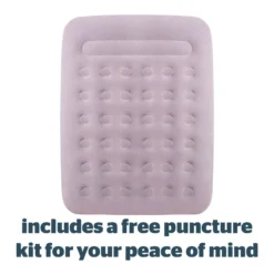 Silentnight Camping Collection Grey Flock Airbed With Built In Electric Pump -Julian Charles CAMPINGCOLLECTIONFLOCKAIRBEDELECTRICPUMPKINGSIZE 8