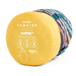 Silentnight Camping Collection Rainbow Print Kids Sleeping Bag -Julian Charles CAMPINGCOLLECTIONKIDSSLEEPINGBAGRAINBOW 4