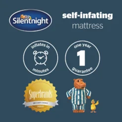 Silentnight Camping Collection Self Inflating Mattress 17 Silentnight Camping Collection Self Inflating Mattress -Julian Charles CAMPINGCOLLECTIONSELFINFLATINGMATTRESSDOUBLE 8