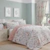 Caraway Terracotta Floral Quilted Bedspread