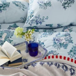 Cath Kidston 30 Years Toile Blue 100% Cotton Duvet Set -Julian Charles CathKidston30yearstoile003