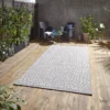 Coast Easy Clean Grey/Cream Weatherproof Rug