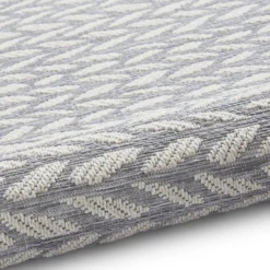 Coast Easy Clean Grey/Cream Weatherproof Rug -Julian Charles CoastWeatherproofGreyCream 6