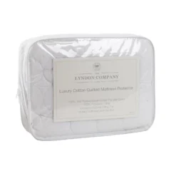 The Lyndon Company Luxury Cotton Quilted Mattress Protector -Julian Charles CottonQuiltedMattressProtector
