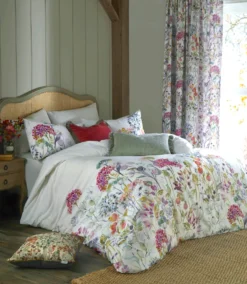 Voyage Country Hedgerow Floral Cream 100% Cotton Duvet Set