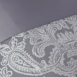 Duchess Silver Embellished Jacquard Duvet Set -Julian Charles DCDSxxSIL 3