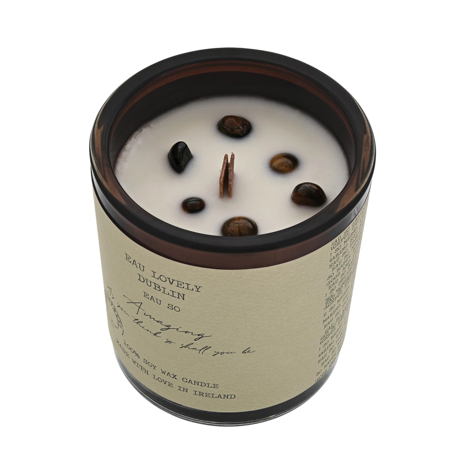 Eau Lovely Eau So Amazing Tiger Eye Wood Wick Candle 4 Eau Lovely Eau So Amazing Tiger Eye Wood Wick Candle - Image 4