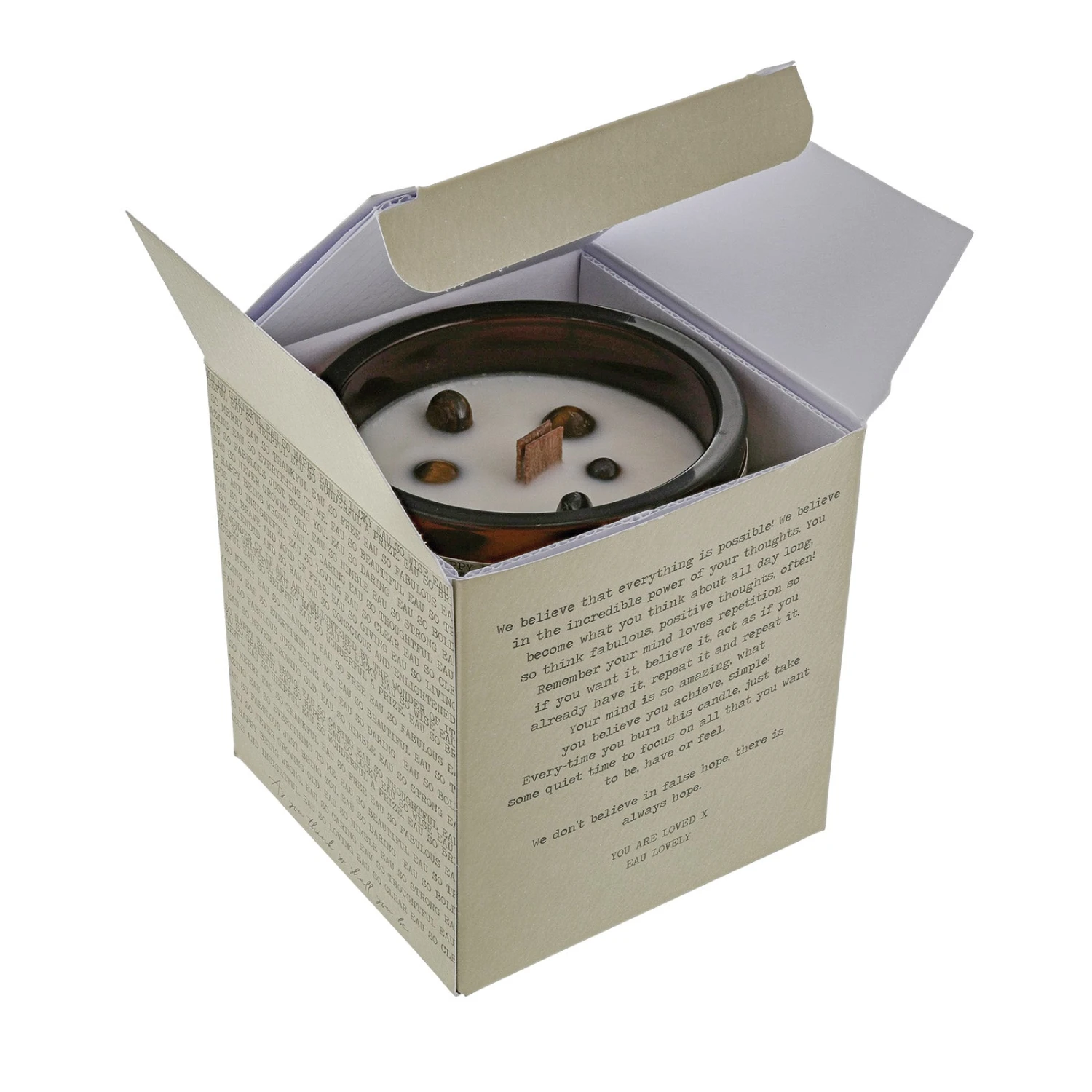 Eau Lovely Eau So Amazing Tiger Eye Wood Wick Candle 6 Eau Lovely Eau So Amazing Tiger Eye Wood Wick Candle - Image 6