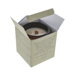 Eau Lovely Eau So Grateful White Moonstone Wood Wick Candle -Julian Charles EL GR AMBER 4