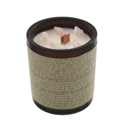 Eau Lovely Eau So Loved Rose Quartz Wood Wick Candle 10 Eau Lovely Eau So Loved Rose Quartz Wood Wick Candle -Julian Charles EL LOVEDAMBER 1