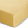 Catherine Lansfield Yellow Easy Iron Percale Extra Deep (35cm) Fitted Sheet