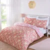 Wildflower Coral Reversible Super Soft Duvet Set