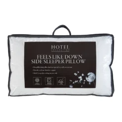 Feels Like Down Hotel Side Sleeper Pillow - Medium/Firm Filling -Julian Charles FLDSIDE3