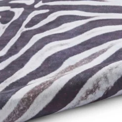 Faux Zebra Print Black/White Rug -Julian Charles FauxZebraPrintBlack.White 8