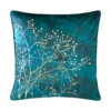 Clarissa Hulse Gypsophila French Navy Feather Filled Cushion (50cm X50cm)